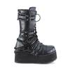 DemoniaCult - TRASHVILLE138 Platform Boots - Black Product image